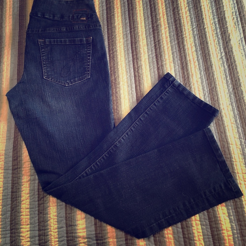 Jag Jeans Pull On dark blue denim size 8 X 30.5